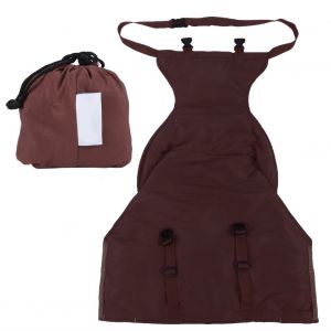 Harnais De Securite Pour Chaise Haute De Voyage, Siege Portable Et Facile A Transporter Pour Bebe Et Tout-Petit, Marron - Neuf