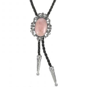 Bolo Cravate Cou Pendentif Femmes Chemise Costume Cou Chaîne Agate Charme Western Collier Ornement - Neuf