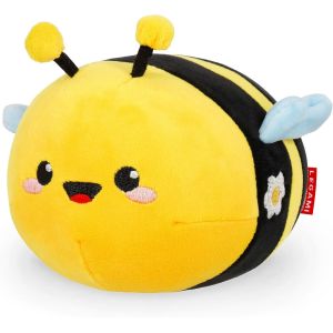 KALANKA-Legami - Peluche Super Soft, thème Bee, Format Mini, avec Carte d'Identité Personnalisable, Tient Debout, 14x15x12 cm, Jaune - Neuf