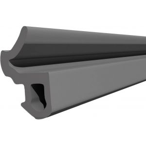 S-618 Joint d'étanchéité en caoutchouc pour fenêtre KBE en PVC Noir 1 m - Neuf
