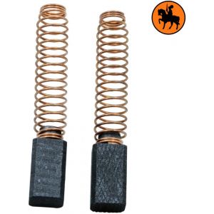 NOUVELLES Balais De Charbon BLACK & DECKER KR650RE - 6.3x6.3x11mm - Neuf