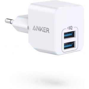 Chargeur Usb Powerport Mini Chargeur Mural Ultra Compact Usb 2,5 A Pour Iphone Xs/Xs Max/Xr/X/8/7/6/Plus,Ipad Pro/Air 2/Mini 4,Samsung,Et Bien Plus Encore - Neuf