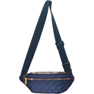 CAUC-Sac Banane Femme Fanny Pack Sac Bandouli&egrave;Re Tendance &eacute;L&eacute;Gant Petite Sacoche Femme La Mode En Nylon Avec 3 Poches &agrave; Fermeture &eacute;Claire Et Sangle R&eacute;Glable La Poitrine &agrave; La Hanche - Neuf