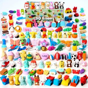 Lbgwp60-36 Pièces 3d Gomme En Forme Danimal, Mini Animaux Amusants Et Mignons Pour Enfants Récompenses En Classe, Cadeaux De Fête Et D'anniversaire, Animaux De Bureau - Neuf