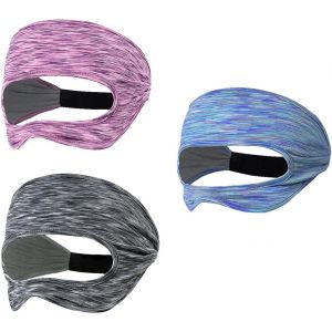 Naeryut-Housse Anti-Transpiration,3 Pi&egrave;ces,Bandeau Respirant,Bandeau &Eacute;lastique Confortable,Accessoires De Lunettes Vr Unisexes - Neuf