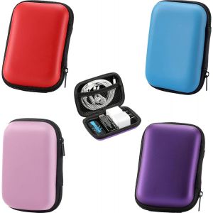 Kalanka-4 Pcs Jeux De Carte Boite Rangement Carte Pour Uno, Petite Boite De Rangement Pour Jeux De Cartes, Etui Disque Dur Externe, Rangement Carte Magic Avec Proche Filet - Neuf
