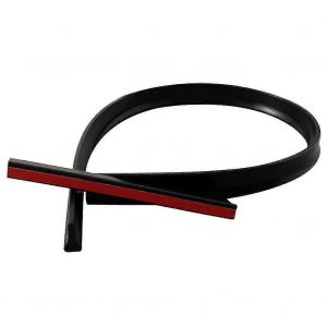 Porte De Douche Barrage Bouchon D'eau Seuil De Douche Pliable Barri&egrave;re D'eau Bande Imperm&eacute;able &Agrave; L'eau-2.5m-Noir - Neuf