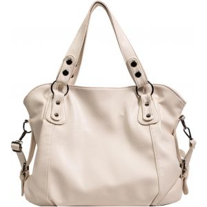 SJZG-Sac Fourre-Tout En Cuir Synth&eacute;tique Souple Pour Femme - Sac &Agrave; Main Minimaliste Pour Les Loisirs - Neuf