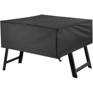 Housse de barbecue - 80 x 60 x 25 cm - R&eacute;sistante aux intemp&eacute;ries - &Eacute;tanche - Noir - Universelle - Pour cuisini&egrave;re &agrave; gaz pour l'ext&eacute;rieur - Neuf