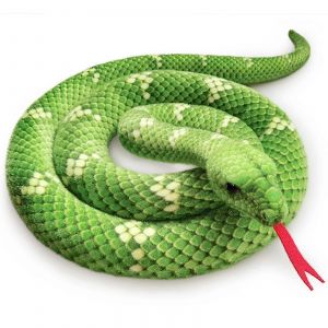 Serpent géant en peluche marron, boa, décoration d'Halloween, maison hantée, 180 cm-vert - Neuf