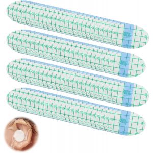 KALANKA-Bouchons d'oreilles de Natation, 100 Pièces Protection Oreille Piscine Enfant Protege Oreille Autocollant, Cache-Oreilles Transparents Jetables, pour La Natation, la Douche, le Surf - Neuf