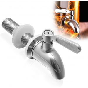 KALANKA-Robinet Distributeur Boisson Remplacement, Robinet pour Fontaine à Eau en Acier Inoxydable, Robinets Fontaine a Punch pour la Maison et la Fête - Neuf