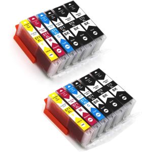 12 Cartouche d'encre Compatible pour Canon 570 XL 571 XL pour Canon PIXMA TS5050 TS6050 MG5750 TS5055 MG6850 TS6051 TS6052 MG5753 MG6851 MG5752 TS5051 TS5053 MG5751 MG7750 TS8050 TS9050 - Neuf