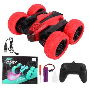 Voiture telecommandee S-015 2,4 GHz avec rotation a 360 degres, pour plus de 8 garcons et filles, rouge - Neuf