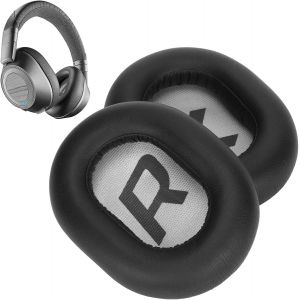 KAL-Coussinets D'Oreille De Rechange Pour Plantronics Backbeat Pro 2, Pour Plantronics Voyager 8200 Uc, Coussinets D'Oreille De Remplacement Universels En Mousse À Mémoire De Forme En Cuir Protéiné - Neuf