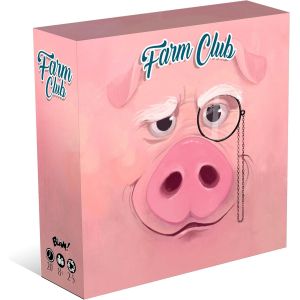 Chenquansarl-Blam! Farm Club ¿ Animaux De La Ferme - Jeu De Société Famille Enfant - Jeu De Plateau Enfant - 2 À 5 Joueurs - 20 Minutes - Dès 8 Ans, Rose - Neuf