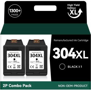 304XL Noir,Cartouche 304 XL Compatibles avec Cartouche HP 304 XL Noir,Encre 304 Noir pour HP Envy 5032 5030 5020 5010 DeskJet 3762 3760 3750 3735 2634 3733 3730 3720 2633 2632 2630 2622 2620 - Neuf