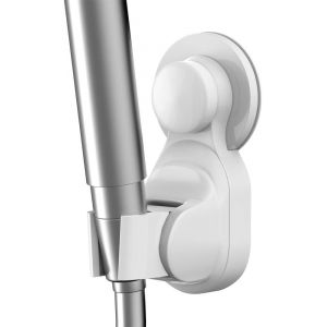Ventouse Support de Douche Reglable Sans Percage, Support de Douchette Ventouse Orientable, Ventouse Support Mural Douchette Douche Salle de Bain, Support de Pommeau de Douche - Neuf