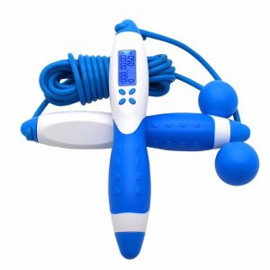 Corde À Sauter Numérique Blanc - Neuf