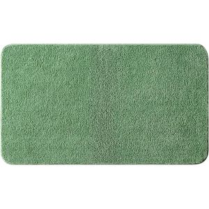 1 pi&egrave;ce Tapis Salle de Bain Rectangulaire Tapis d'Entr&eacute;e pour la Douche Antid&eacute;rapant Doux Confortable Tabis Absorbant Tapis Moelleux Microfibre WC Toilette Baignoire 60x90CM Vert - Neuf