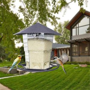 Mangeoires À Oiseaux Pour L'extérieur Distributeur Automatique De Nourriture Mangeoires À Oiseaux Pour L'extérieur Résistant Aux Intempéries Grands Aliments - Neuf