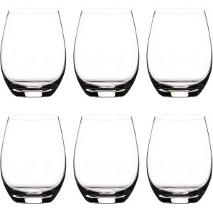 Lot De 6 Verres À Vin Sans Pied En Cristal De Qualité Supérieure - 450 Ml - Verres À Vin Rouge Ou Blanc Sans Plomb - Verres À Jus D'eau - Verres À Jus D'eau - Verres À Boisson Polyvalents - Verres - Neuf