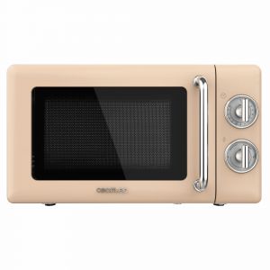 Micro-Ondes Cecotec Proclean 3010 Rétro Beige - 20 L - 700 W - Neuf