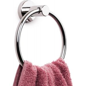 Anneau Porte-Serviette chromé Porte-Serviettes pour Salle de Bain Porte-Serviettes à Main Quincaillerie de Salle de Bain Murale - Neuf