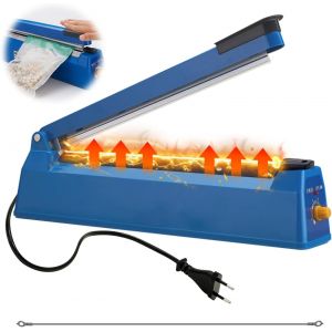 MEVRONISSHOP-Machine à sceller à chaud - 200 mm - Pour film plastique - Largeur d'étanchéité : 2 mm - Soudeuse portable - Pour films plastiques thermoplastiques - Neuf