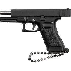 KAL-Tactical Mini Pistolet Porte-Clés 1: 3 Métal Avec Pièces Mobiles Modèle De Pistolet Réaliste Collection Pendentif Sac Charm Pour Hommes Armée Fan Boyfriend Cadeau - Neuf