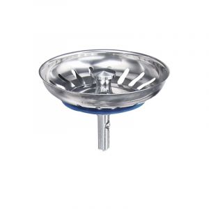 Lot de 2 bouchons de bonde d'évier en acier inoxydable 304, pour salle de bain, cuisine, toilettes - Neuf