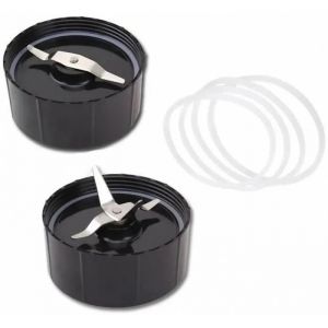Lames Transversales et Plates de Rechange - PièCes de Rechange avec 4 Joints SuppléMentaires pour MéLangeur 250W Blender Juicer - Neuf