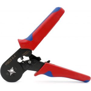 GKWL-Pince À Sertir Hsc8 6-4A Mini Outils De Sertissage Auto-Réglables Pour 0,25-6,0 Mm² (23-10 Awg) À Virole Carrée Rouge - Neuf