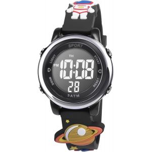 Jgd-Montre Enfant, Montre Enfant Étanche Numérique Sport, Montre Conception De Dessin Animé 3d Digitale, Montre Enfant Led Rétro Eclairage Pour 3 À 11 Ans Fille Garçon - Neuf