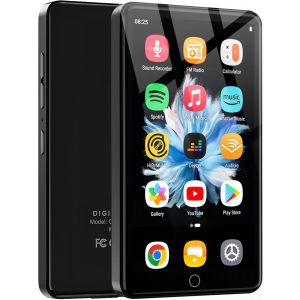 Lecteur Mp3 144Gb Avec Wifi Et Bluetooth, &Eacute;cran Tactile 4.02"" Ips Hd, Lecteur Mp4 Avec Haut-Parleurs, Lecteur De Musique Android Compatible Avec Spotify, Deezer Et Play Store - Neuf