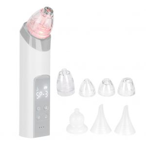 Aspirateur Nasal Electrique Multifonction, Appareil De Nettoyage Des Points Noirs (Blanc) - Neuf