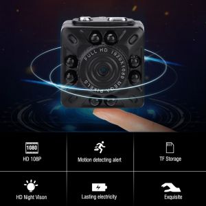 Mini camera infrarouge d'exterieur 1080p avec detection de mouvement et camescope de securite domestique - Neuf