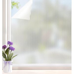 Film Fenetre Electrostatique Film Occultant Anti Uv Anti Regard Pour Bureau Maison Salle De Bain (Blanc2, 60 * 400cm) - Neuf