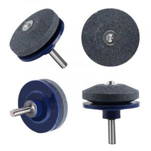 Aiguiseur de lame polyvalent pour tondeuses à gazon rotatives, pelles, houes, coupe-bordures, cisailles, haches et autres outils de jardin (4 pièces) - Neuf