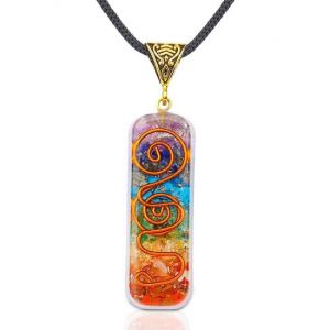 Collier 7 Chakras Fait Main, Pendentif En Orgone De Guérison, Collier En Cristal - Neuf