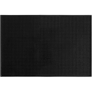 Tapis D'&eacute;gouttage Anti-Gouttes Grand Format Noir, Accessoire Barista (45 X 30 Cm) - Neuf