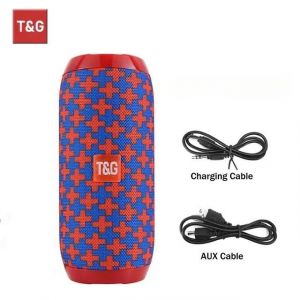TG117 haut-parleurs Bluetooth Portable sans fil boîte de son extérieure étanche stéréo Surround prend en charge la Radio TF altavoz bluetooth-1200mAh-Flower Rouge - Neuf