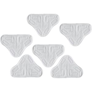 Lot de 6 chiffons en microfibre lavables pour balai vapeur H20 x5 - Neuf