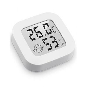 Mini Numérique Haute Précision Thermomètre Hygromètre Intérieur, de la Température et de l'Humidité Moniteur, Thermo Hygromètre Indicateur de Niveau de Confort - Neuf