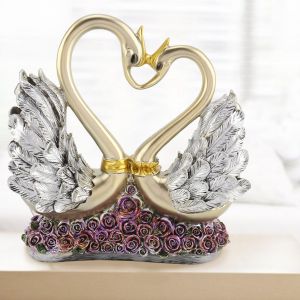 Hjlian Ornements En Forme De Cygne, Artisanat D'art, Decoration D'interieur Pour Meuble De Television De Bureau - Neuf