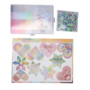 Kit De Perles A Repasser Pour Enfants 2,6 Mm 12 Couleurs, Cour Carre, Plaques Hexagonales Transparentes, Perles A Faire Soi-Meme, Jouet Artisanal - Neuf