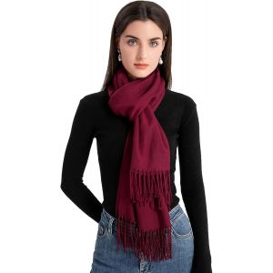 Kalanka-Écharpe Longue Pour Femme Et Homme - Automne Et Hiver - Écharpe Chaude Avec Franges - Neuf