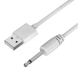 Cable De Recharge Compatible Lovense Lush Hush Edge Osci - Câble 80 Cm Embout Tige 18mm Diamètre 2,5mm - Neuf
