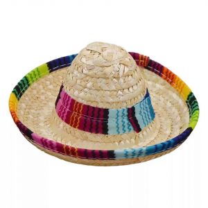Chapeau De Paille Pour Animaux De Compagnie, Chapeau De Soleil Pour Chat, Mini Sombrero Mexicain En Paille Tress&eacute;e Avec R&eacute;glage En Corde De Coton Pour Chiots, Chats, Chatons Et Chats D&eacute;contract&eacute;s - Neuf