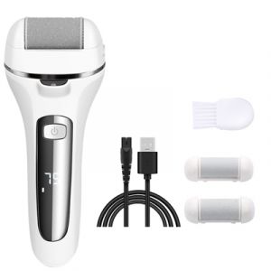 Lime &Agrave; Pieds &Eacute;lectrique Rechargeable Usb, &Eacute;limine Les Callosit&eacute;s, Ponceuse Pour P&eacute;dicure, Peau Dure, Blanche - Neuf